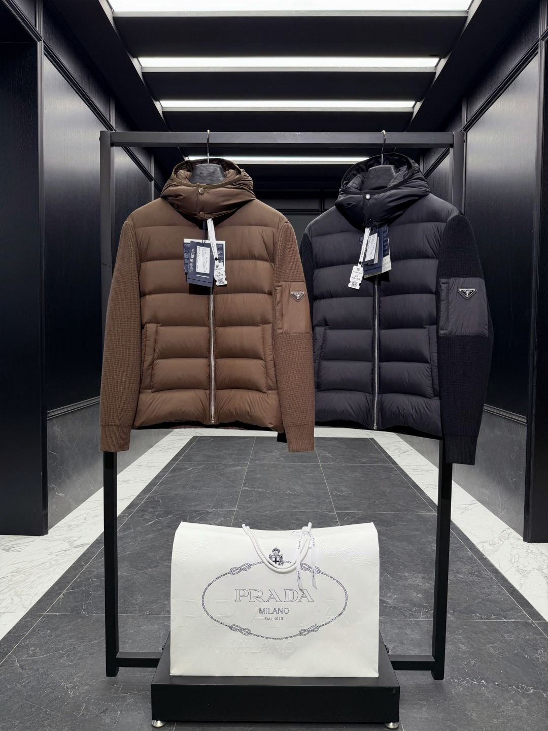Prada Hooded Puffer Jacket