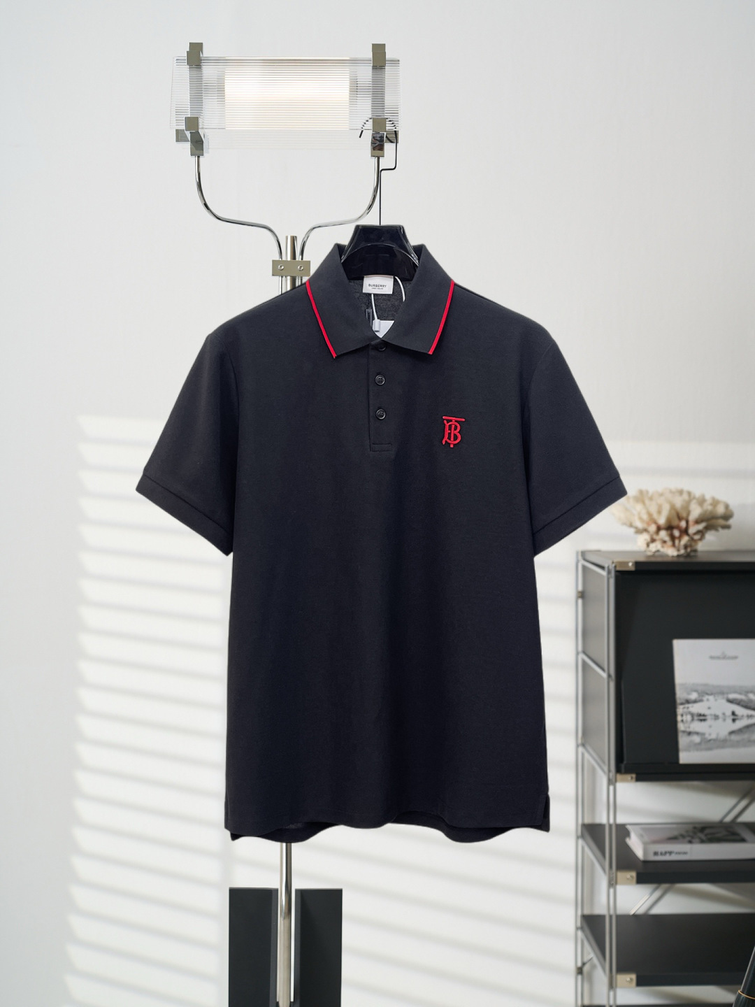 P115 BURBERRY New Polo, completo con tres etiquetas, tela original, accesorios originales personalizados, mismo estilo …