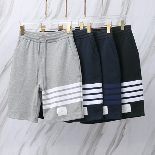 Thom Browne Classic Loopback Cotton Shorts Four-Bar Stripe Detail, Unisex 1 Thom Browne Classic Loopback Cotton Shorts Four-Bar Stripe Detail, Unisex