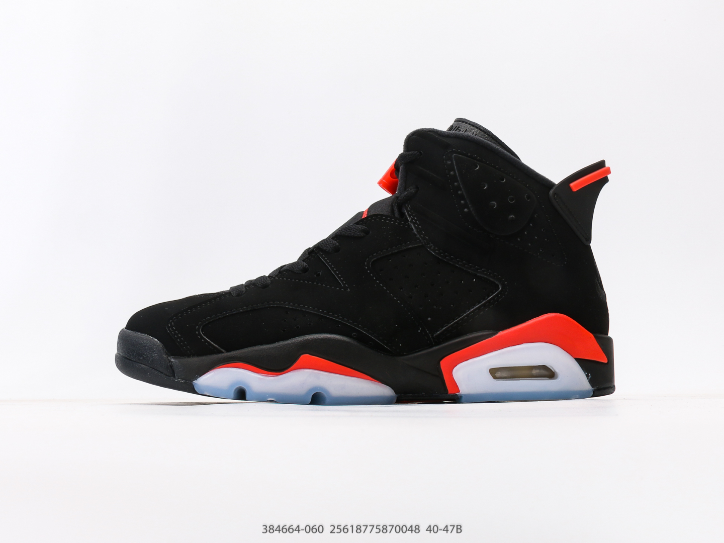 💰410 Air Jordan 6 retro infrarrojos Lanzamiento 2019 Jordan AJ6 generación retro casual cultura zapatos de baloncesto «Black Red Infrarrojos» Negro Rojo Air Jordan 6 «Black Infrarrojos» trae un irresistible negro y rojo con muchos detalles que son fieles al año original OG Tamaño del aliento: 40 40,5 41 42 42,5 43 44 44,5 45 46 47N.º de artículo: 384664-060 #256