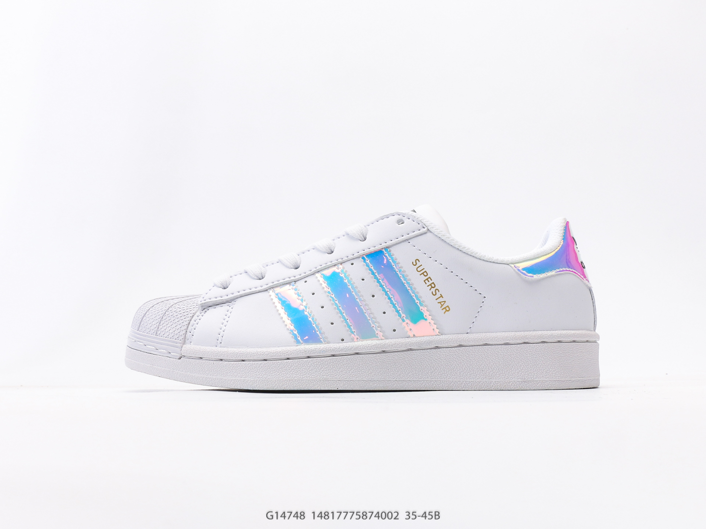 A90 Adidas Adidas Sanye Originals Superstar Shell Tale Series Low Classic Varias zapatillas casuales Tamaño: 35 36 36⅔ 38 38 39⅓ 40 42 42 ⅔ 43 ⅓ 44 44 44 44: G14748 #148