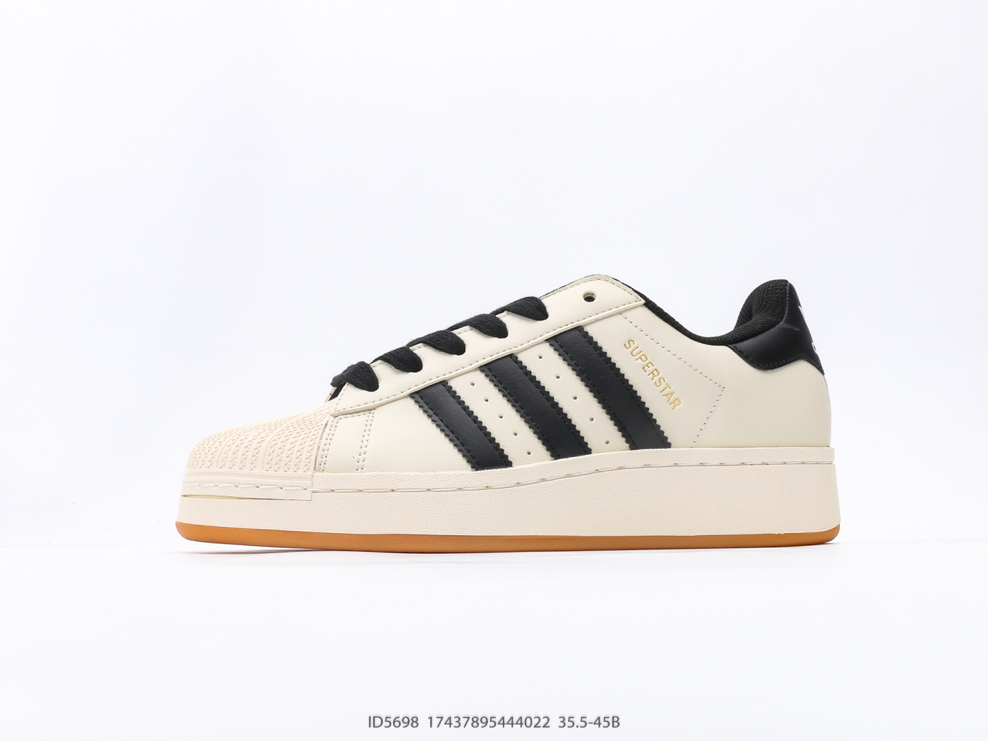 💰100 Adidas Adidas Originals Superstar XLG serie de puntera de concha, plataforma de suela gruesa y corte bajo, zapatos deportivos casuales, versátiles y clásicos ID de artículo5698 #17437895444022