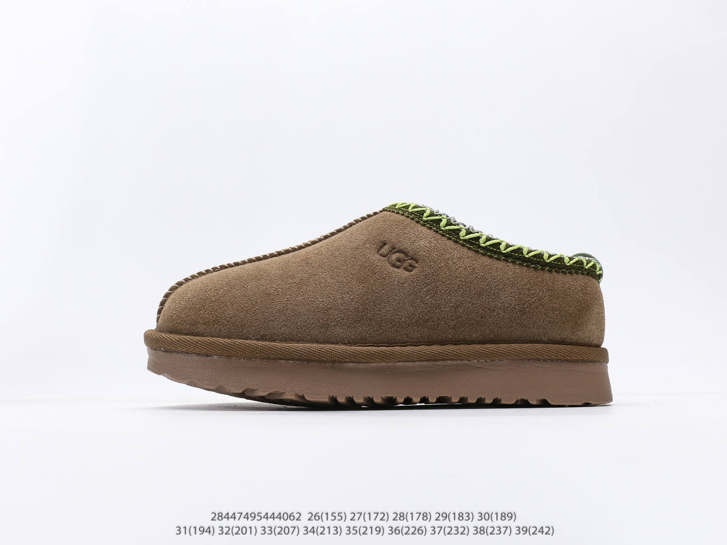 童鞋 UGG Tasman 冬季女士厚底雪地靴 注意：图下方显示为实际脚长，单位毫米[手工测量，可能存在5毫米左右的误差] #28447495444062-选品中心