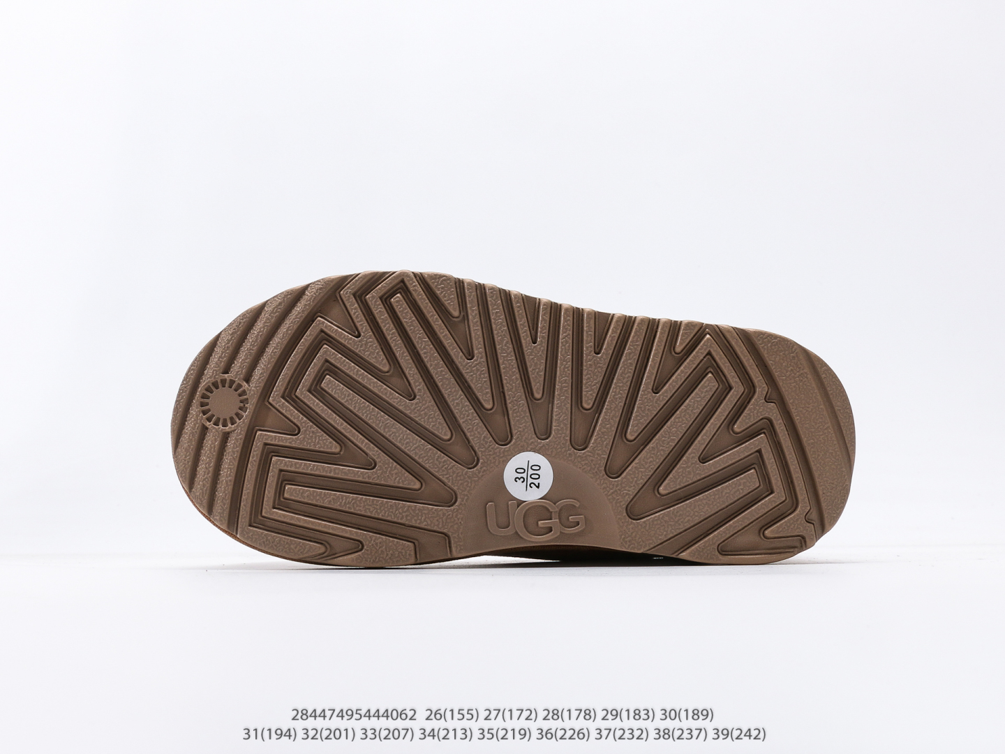 图片[4]-童鞋 UGG Tasman 冬季女士厚底雪地靴 注意：图下方显示为实际脚长，单位毫米[手工测量，可能存在5毫米左右的误差] #28447495444062-选品中心