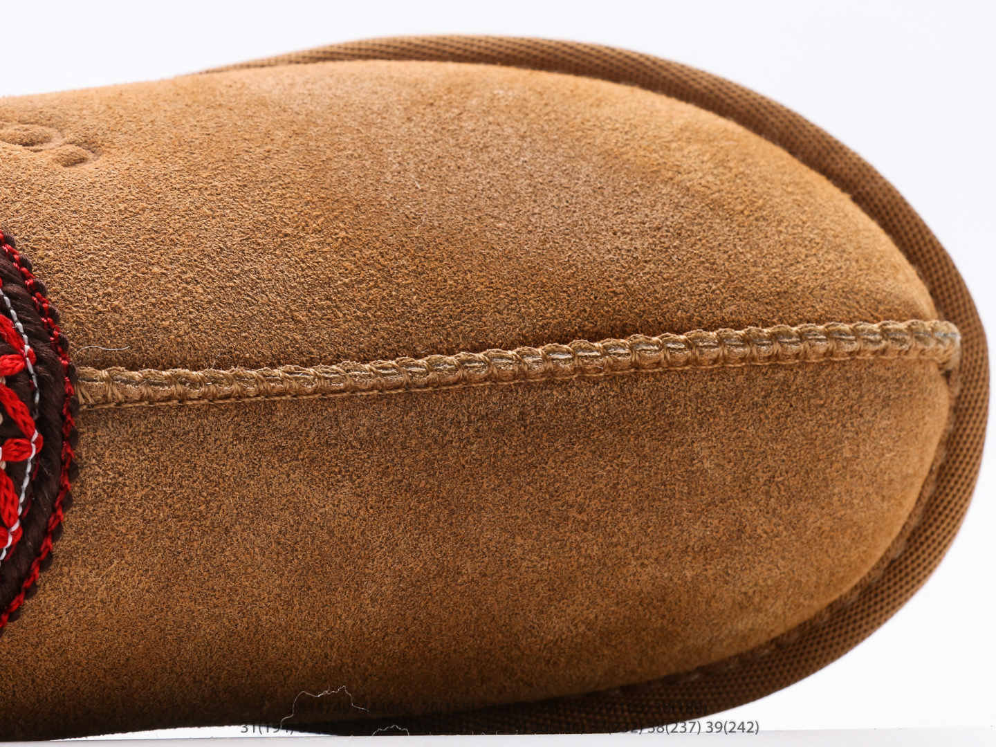 图片[8]-童鞋 UGG Tasman 冬季女士厚底雪地靴 注意：图下方显示为实际脚长，单位毫米[手工测量，可能存在5毫米左右的误差] #28447495444062-选品中心