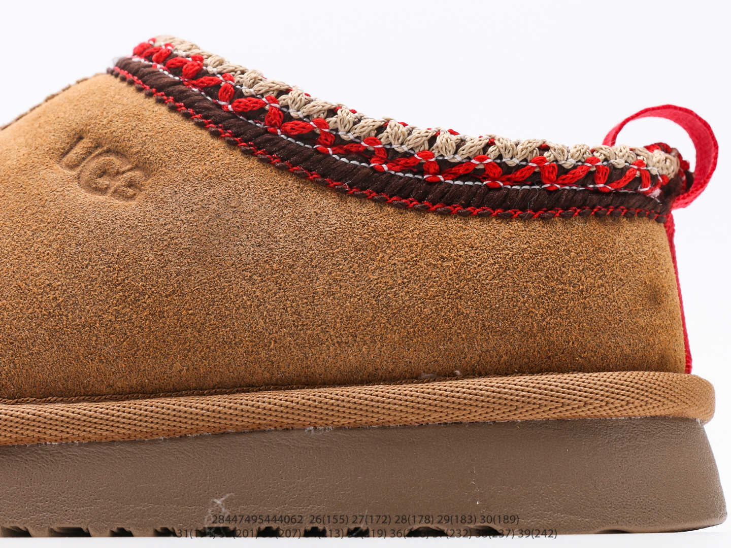 图片[7]-童鞋 UGG Tasman 冬季女士厚底雪地靴 注意：图下方显示为实际脚长，单位毫米[手工测量，可能存在5毫米左右的误差] #28447495444062-选品中心