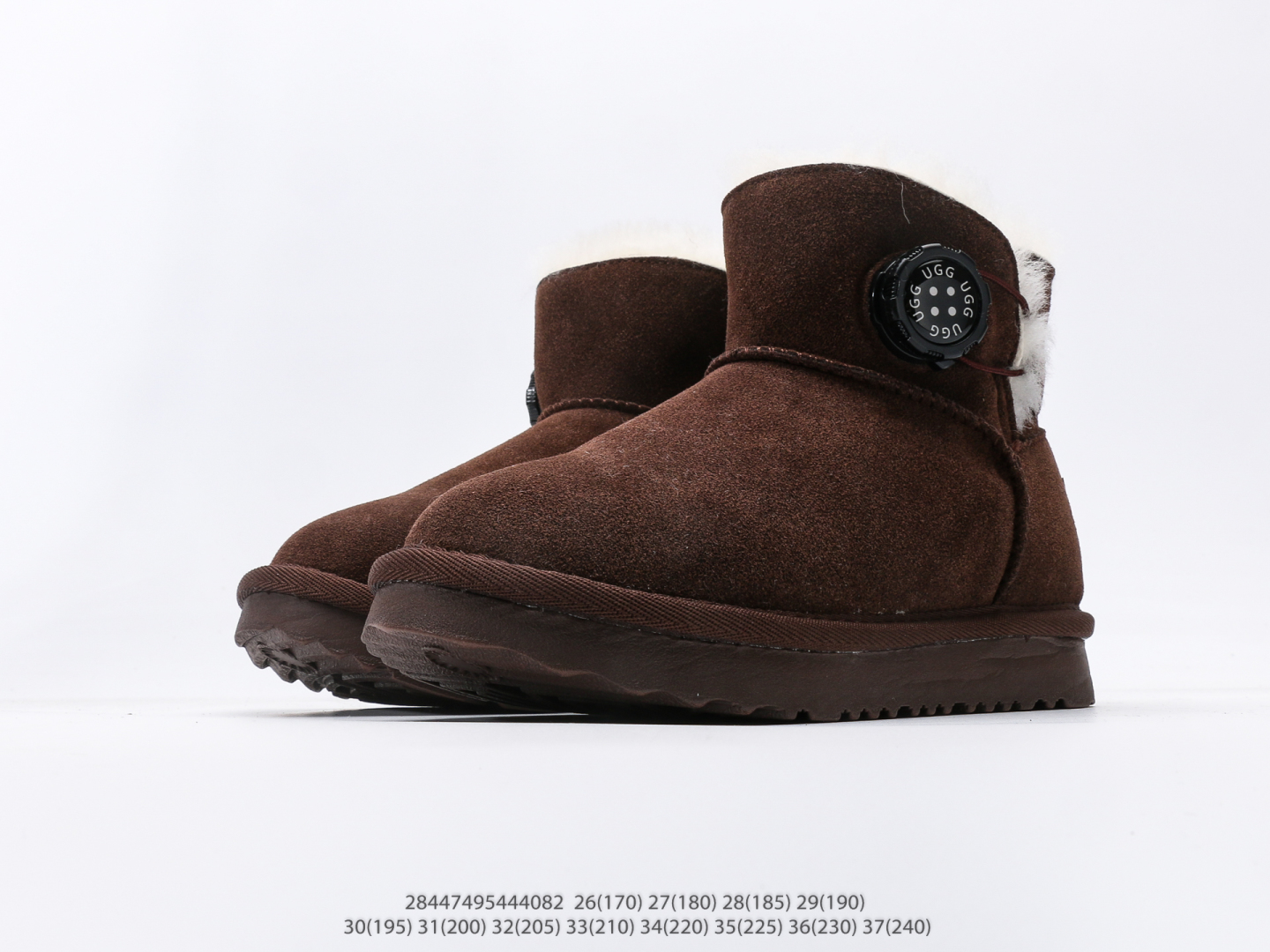 图片[5]-童鞋 UGG Tasman 冬季女士厚底雪地靴 注意：图下方显示为实际脚长，单位毫米[手工测量，可能存在5毫米左右的误差] #28447495444082-选品中心