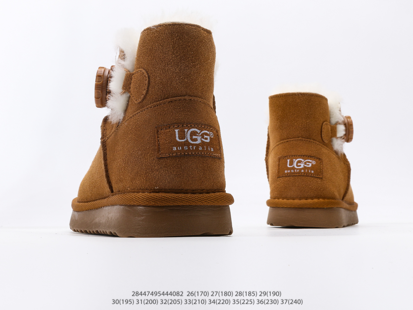 图片[6]-童鞋 UGG Tasman 冬季女士厚底雪地靴 注意：图下方显示为实际脚长，单位毫米[手工测量，可能存在5毫米左右的误差] #28447495444082-选品中心