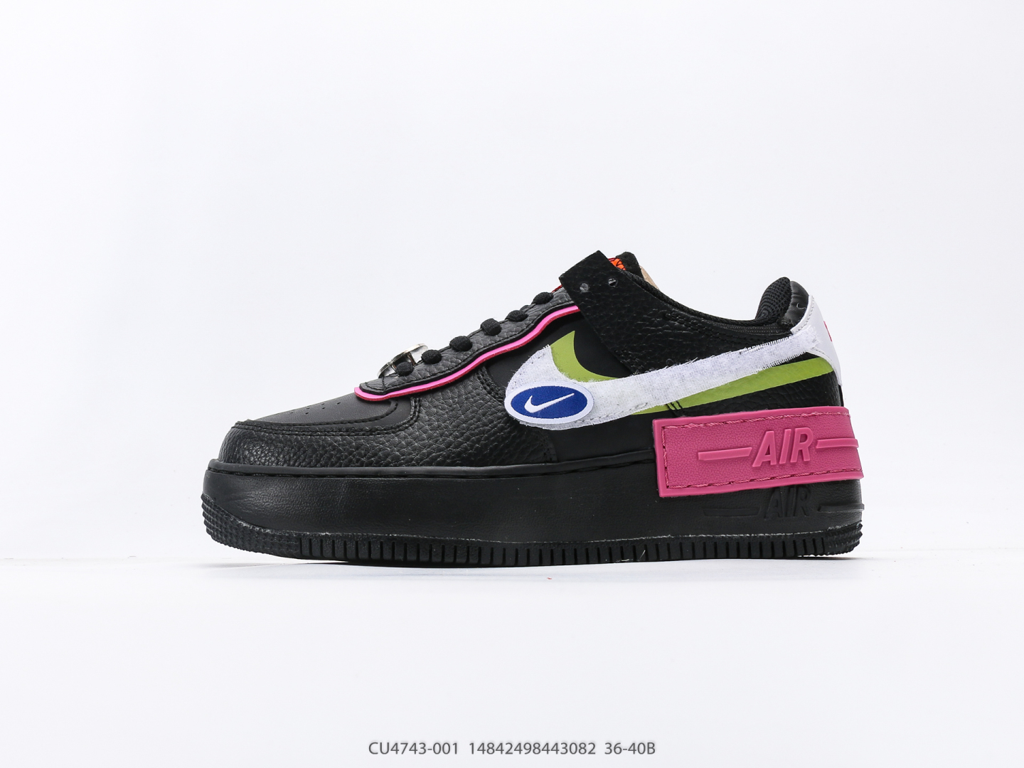 N130 Nike NK WMNS Air Force 1 Shadow Lightweight aumenta bajo, y el versátil Macaron Macaron New Girly Design Doble Ligera EVA Foam Midsole+No -SLIP RB RABER SULE OUTER SOLO: 35.5 36 36.5 37.5.5 37.5 37.5 38 38.5 39 40 Número de elemento : CU4743-001#14842498443082