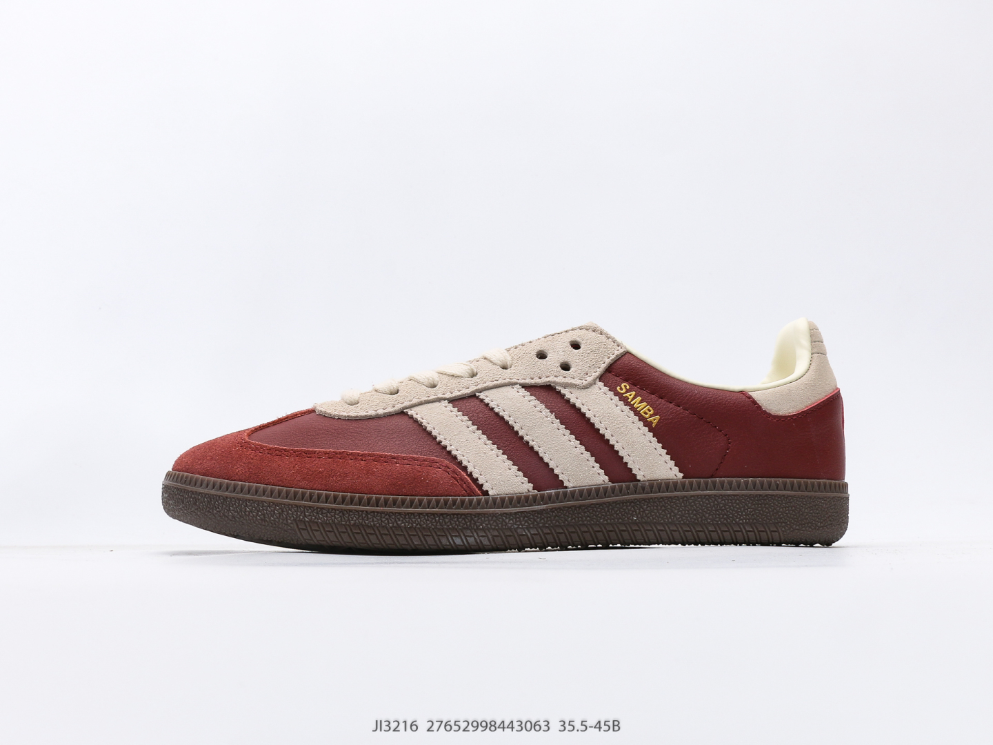 170 ADIDAS Samba OG RETRO RETRO Producto único RETRO SAPA Samba Este zapato samba muestra artesanía de alta calidad con costuras decorativas de súper cerraduras y formas de cuero suaves y suaves y suaves y icónica 3 rayas de 3 rayas completó la apariencia exquisita y los zapatos regulares de co -cuerpo, con Velvet Bosk de goma para disfrutar de la suavidad de la manga de ortodoncia.