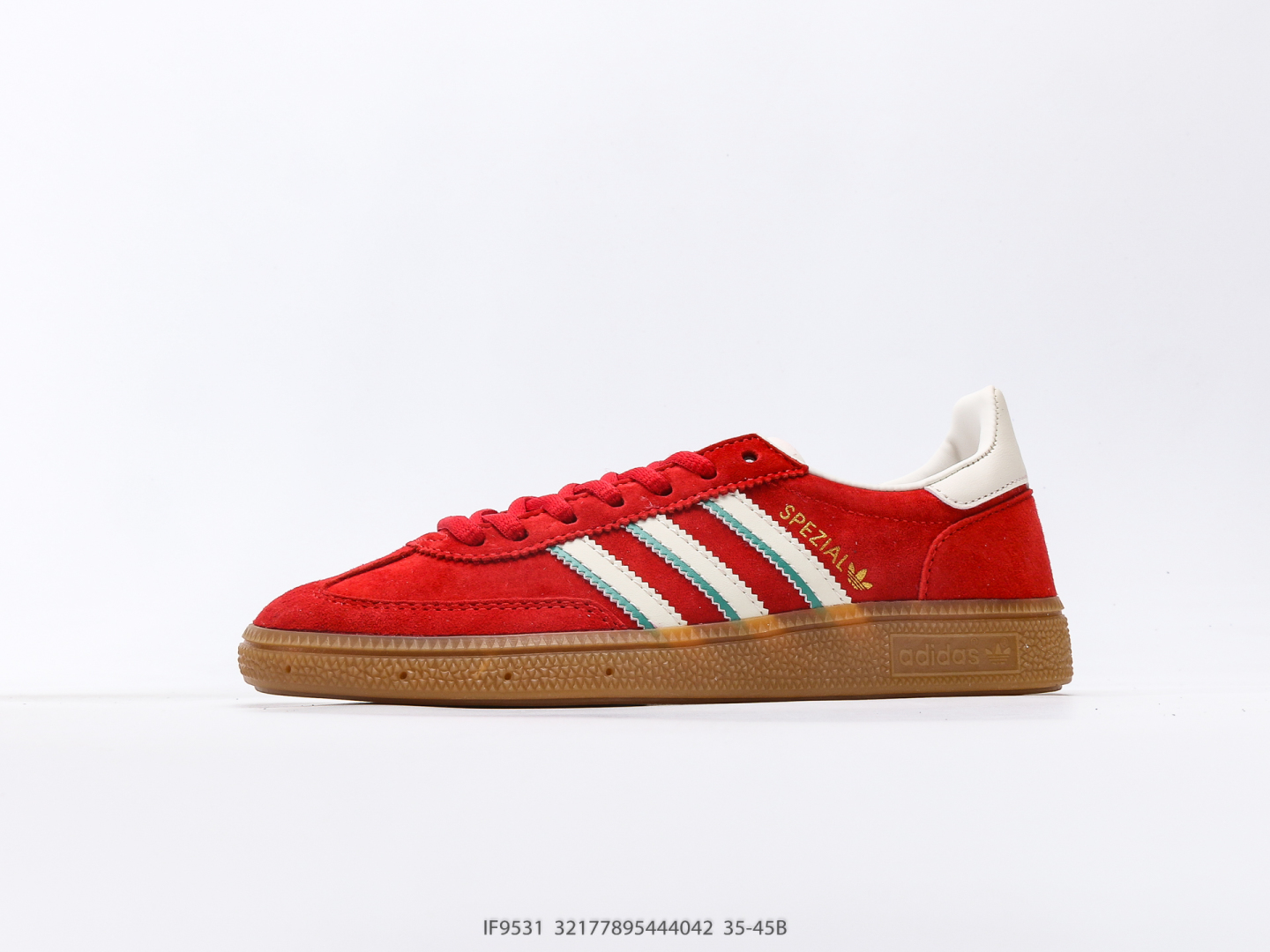 110 Adidas Handball Spezial Retro Single Product ADIDAS Classic Retro Casual Shoe#Originales Archives originales desarrolló materiales de cuero y se corta sin ningún tipo de zapato de cabello.