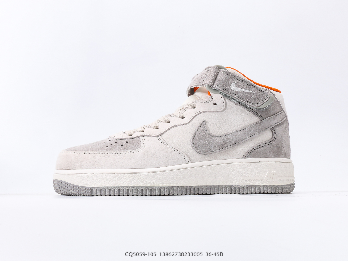 💰240 Nike Air Force 1’07 Air Force One High-Top versátiles de deportes informales versátiles. El rendimiento de amortiguación suave y elástica y el excelente diseño de entresuela, la combinación de apariencia retro y moderna, ha creado un tamaño de fuerza 1 que ha barrido el mundo durante más de 30 años: 36 36.5 37.5 38.5 39 40 40 42 42.5 43 44 45 Artículo no. CQ5059-105#13862738233005