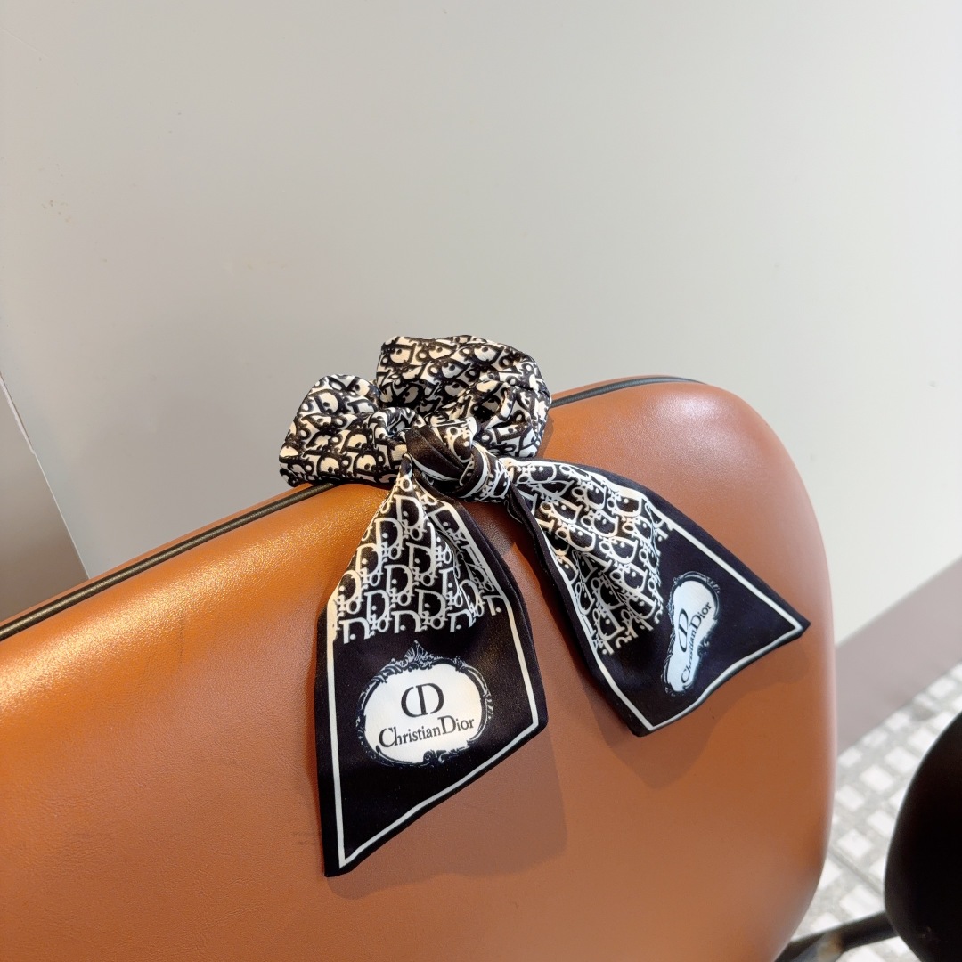 Dior Classic Packaging: Ponytail Hair Rings and High-End Leather Bands - 图片 4