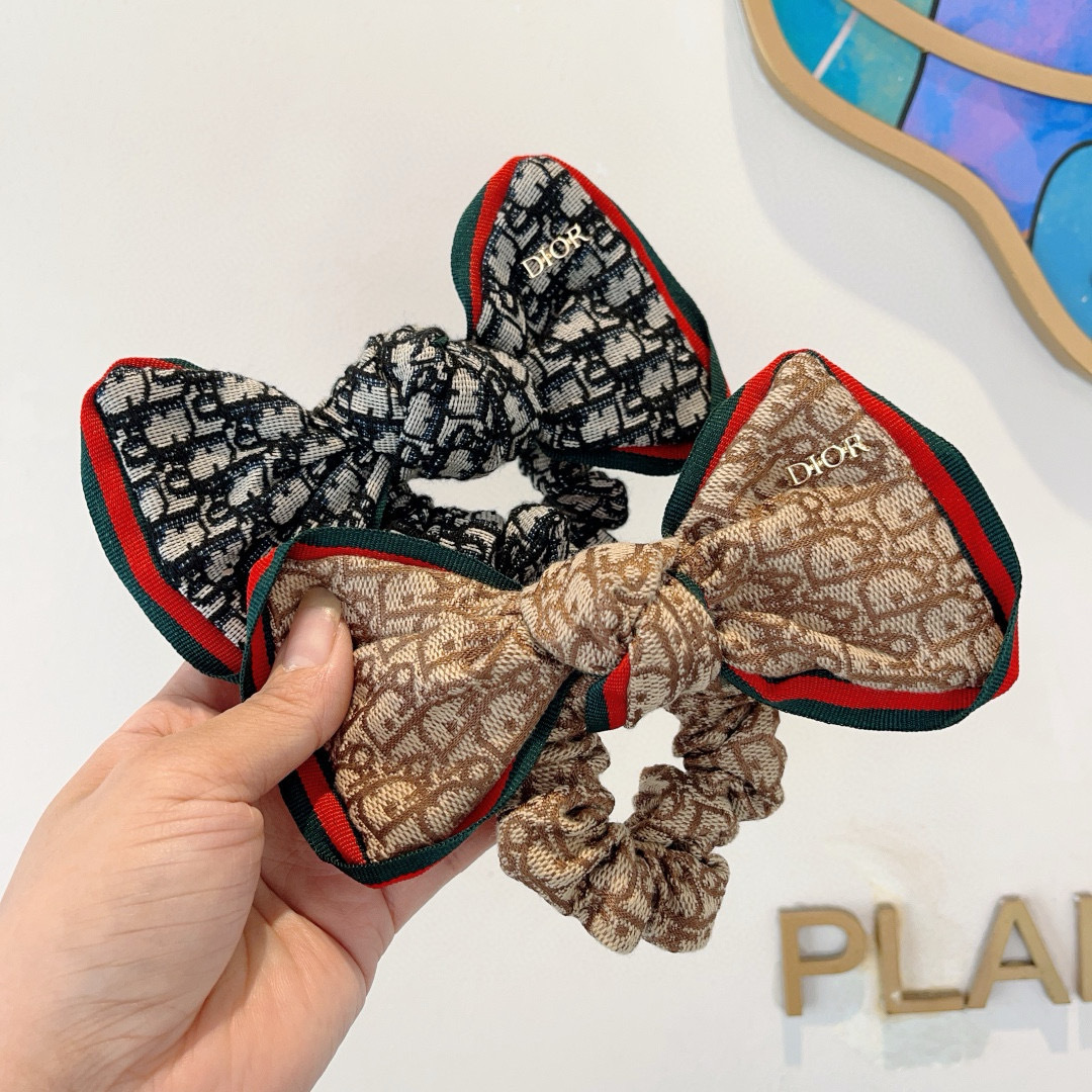 Luxury Dior Pony Hair Ring with Korean Cortex and Classic Flower Design - 图片 9