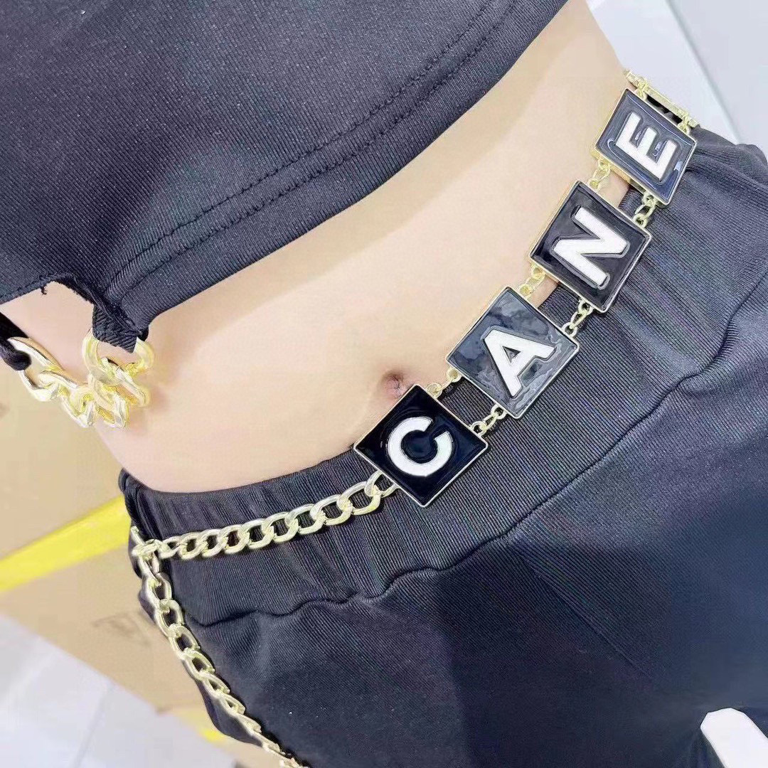 配包装
CHANEL （香奈儿） 新款金属链条腰链 项链 两用款，轻奢风高级感百搭款 女神必备单品，时尚