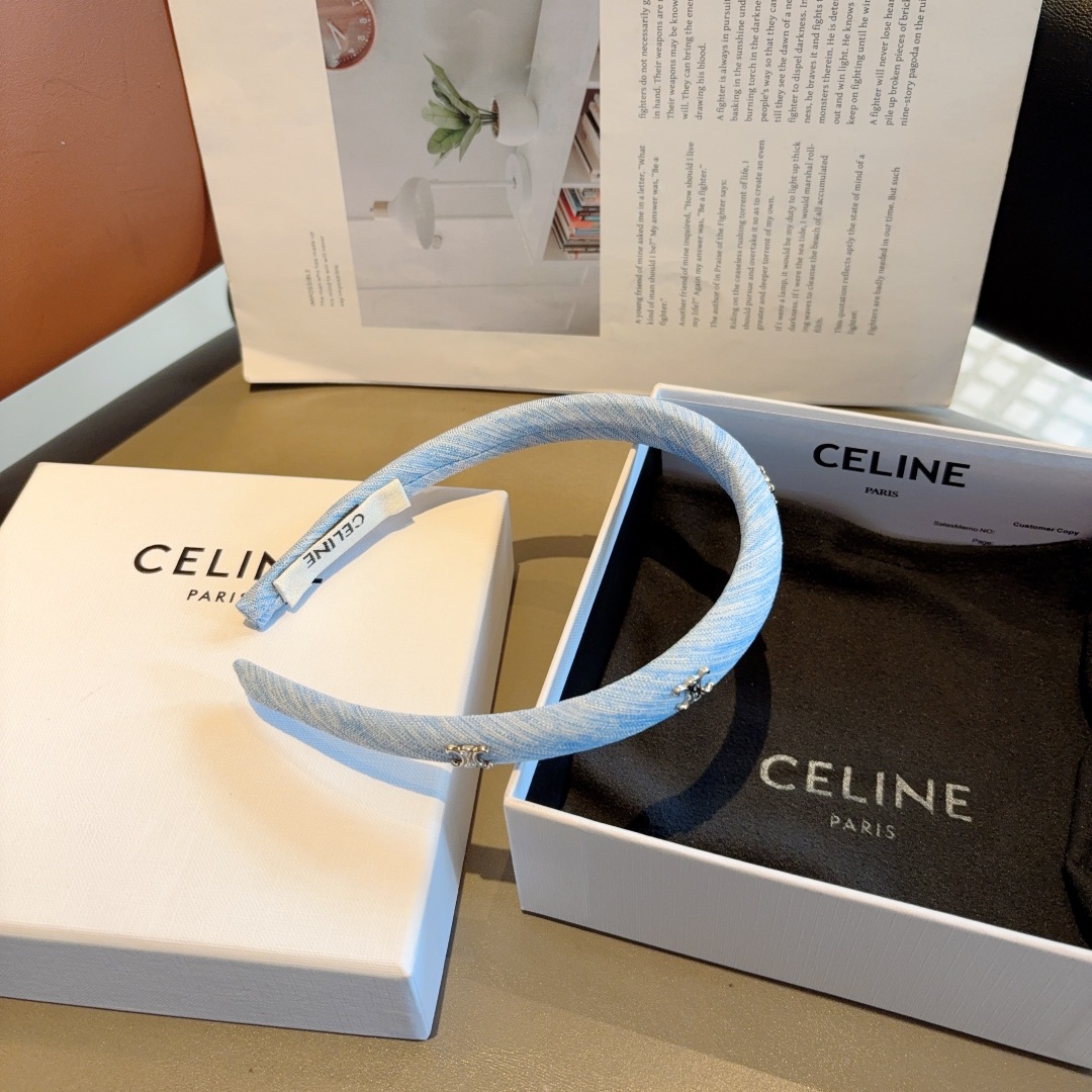 配包装
CELINE（赛琳）时尚网红新款发箍，显脸小头箍 佩戴舒适无压力，高级感外出非常时尚百搭