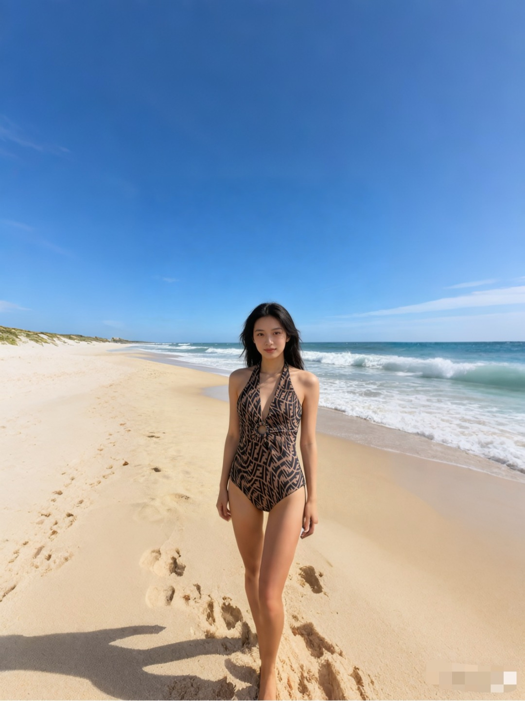 NO:815381,Fendi Fendi one-piece swimsuit is suitable for various scenes♀The seaside, swimming pools, hot springs, water parks, and rafting can be worn as an inner layer. The one-piece design covers the flesh and makes you look taller. A little flesh on the abdomen does not affect our beauty. The back design exposes the beautiful back. The fabric is breathable and comfortable. The quick-drying and elastic swimsuit is more skin-friendly and easy to clean. Size S M L19860909Fendi 芬迪连体适合多种场景的游泳衣♀海边 游泳池 温泉 水上乐园 漂流都可以内搭也完全可以 连体设计遮肉显高挑 腹部有点肉肉也不影响咱美美的 背面设计大露美背 面料透气舒适.速干弹性的游泳衣更加帖肤易清洗 码数S M L Xl泳衣泳裤比基尼,泳衣，泳裤，比基尼,fendi,fendi,swimsuits,bikinis,accessory