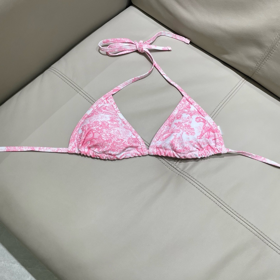迪奥新款三件套 动物印花专柜新款（带胸垫）😍🥰适合多种场景的游泳衣🏊‍♀️海边 游泳池 温泉 水上乐园 