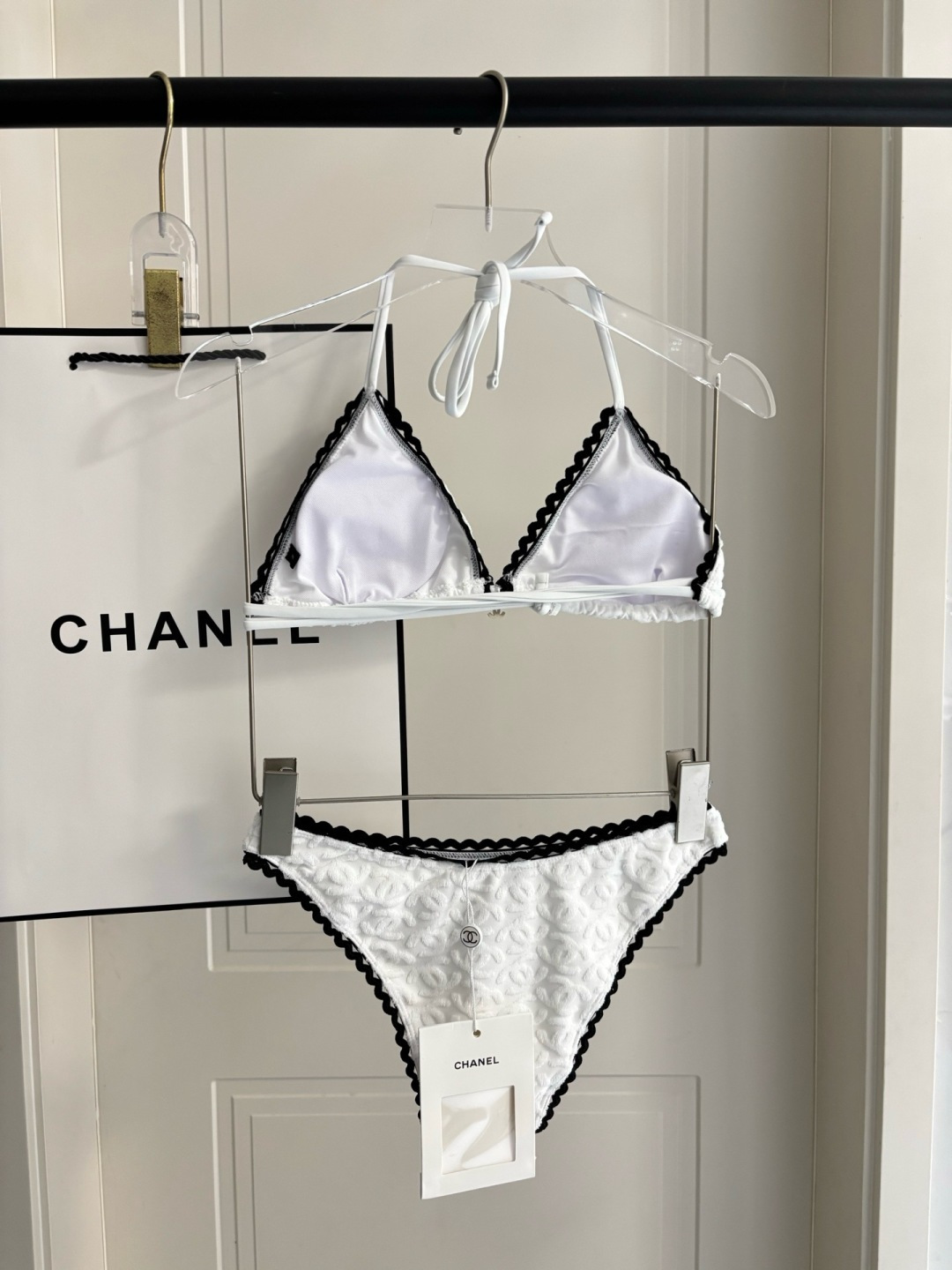 Chanel泳衣😍🥰适合多种场景的游泳衣🏊‍♀️海边 游泳池 温泉 水上乐园 漂流都可以😌内搭也完全可以