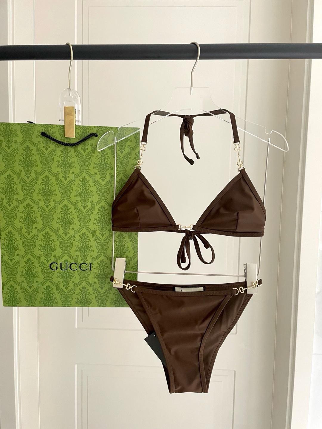 Gucci古奇新款泳衣👙❤️😍🥰适合多种场景的游泳衣🏊‍♀️海边 游泳池 温泉 水上乐园 漂流都可以😌内