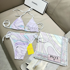 Pucci温柔度假风淡紫马卡龙波纹氛围感💜PUCCI 轻奢三件套比基尼软乎乎的马卡龙低饱和配色自带仙气滤 Pucci温柔度假风淡紫马卡龙波纹氛围感💜PUCCI 轻奢三件套比基尼软乎乎的马卡龙低饱和配色自带仙气滤
