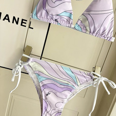Pucci温柔度假风淡紫马卡龙波纹氛围感💜PUCCI 轻奢三件套比基尼软乎乎的马卡龙低饱和配色自带仙气滤 Pucci温柔度假风淡紫马卡龙波纹氛围感💜PUCCI 轻奢三件套比基尼软乎乎的马卡龙低饱和配色自带仙气滤