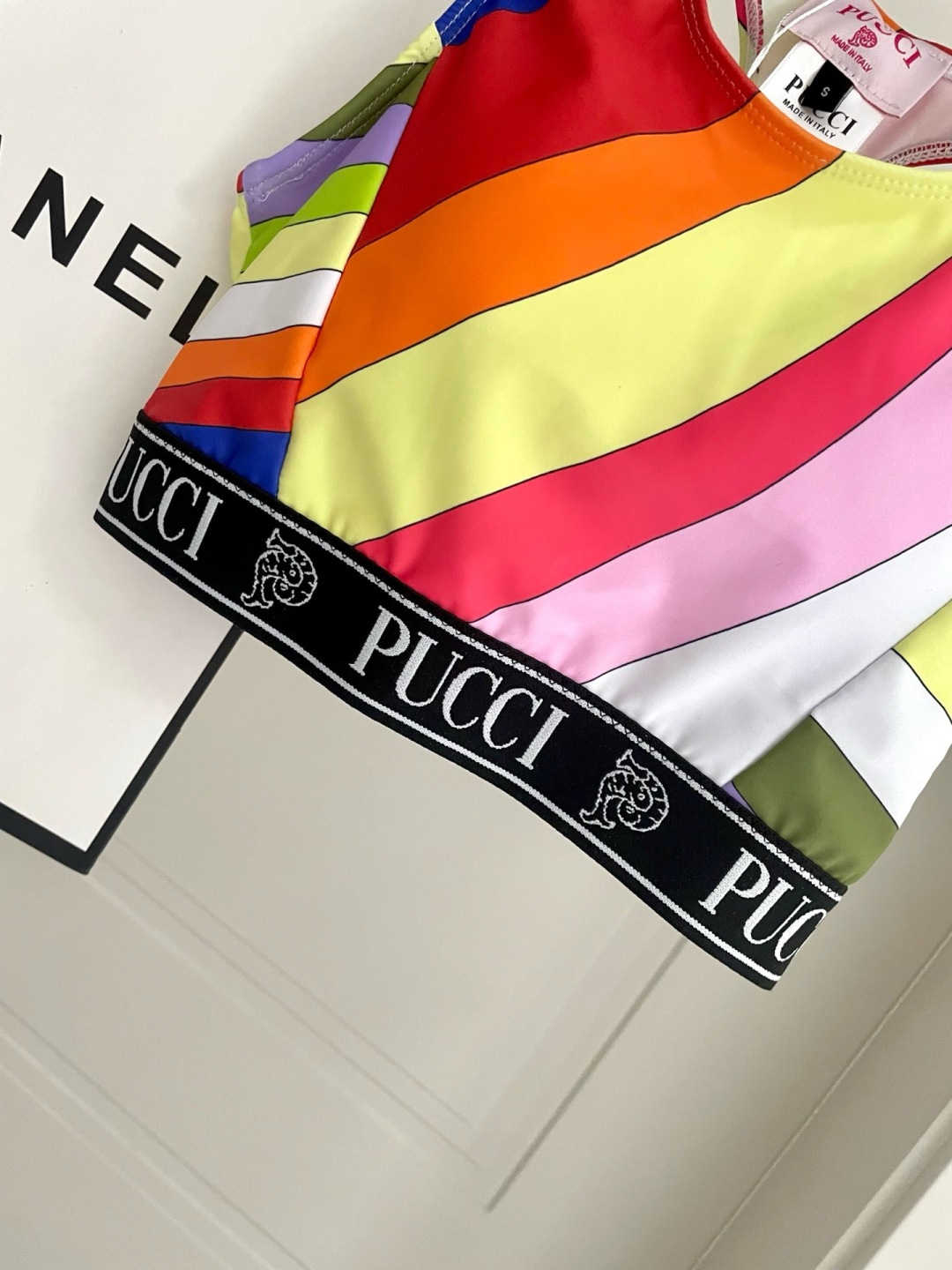 PUCCI新款高弹力健身长款瑜伽服运动套装~小背心➕修身提臀显瘦打底裤S M L Xl