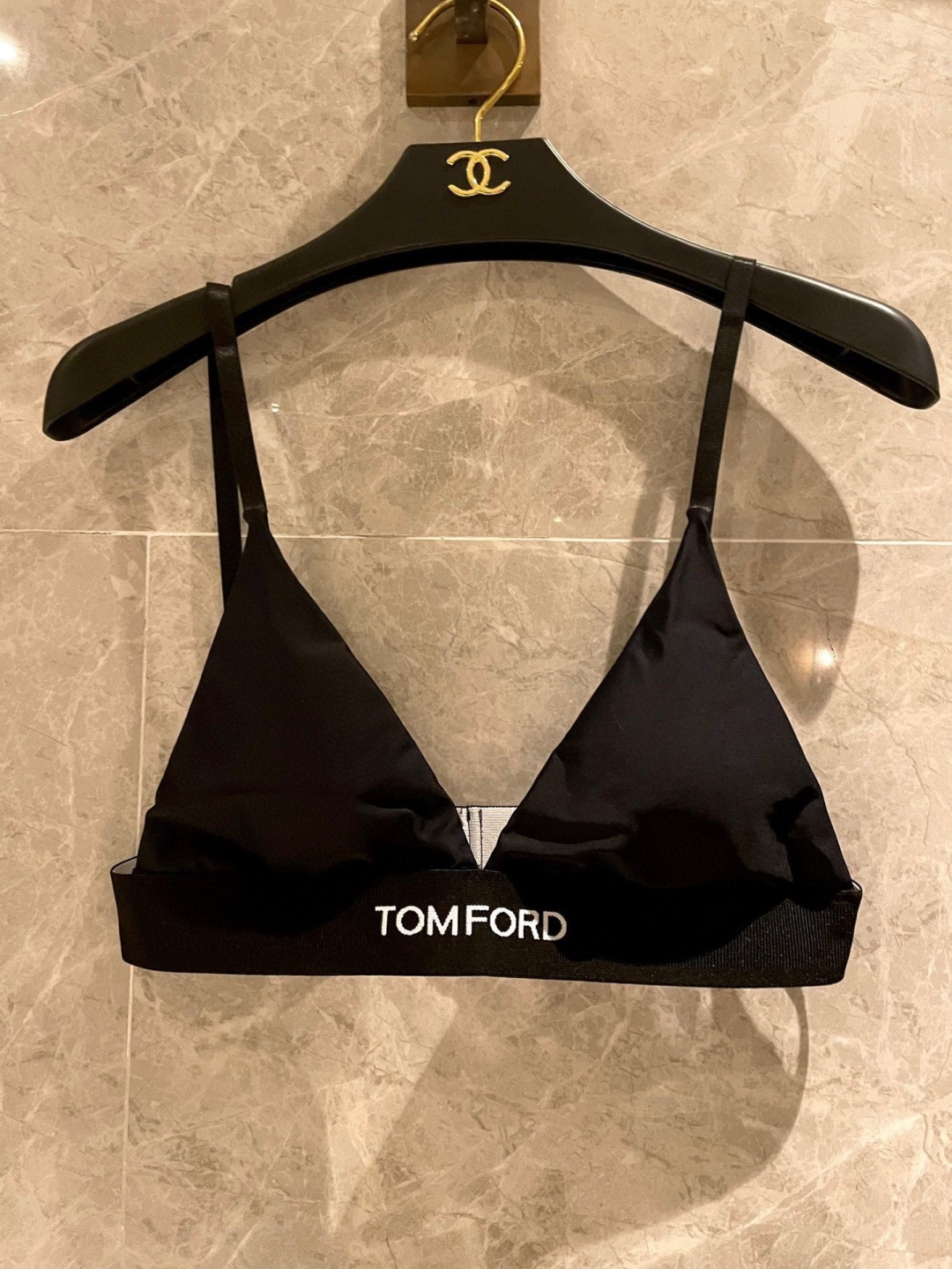 TOM FORD豹纹字母分体式泳衣 实物美翻了 小吊带设计➕短裤  码数：S M L Xl
