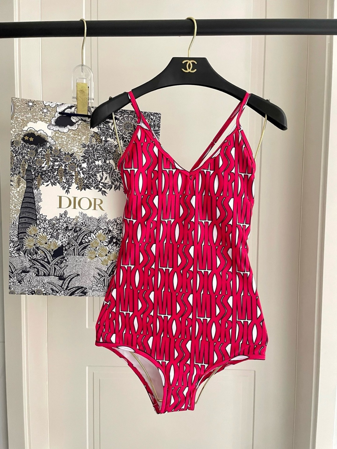 Dior迪奥新款连体式泳衣👙❤️😍🥰适合多种场景的游泳衣🏊‍♀️海边 游泳池 温泉 水上乐园 漂流都可以