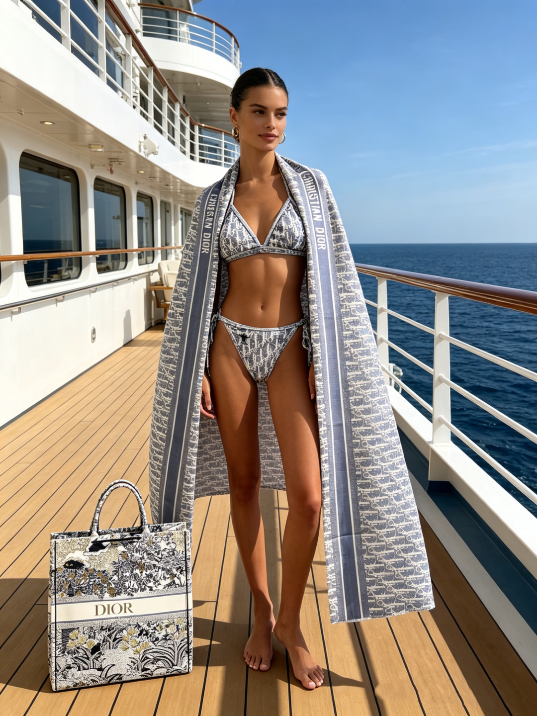 Dior swimsuit beachwear