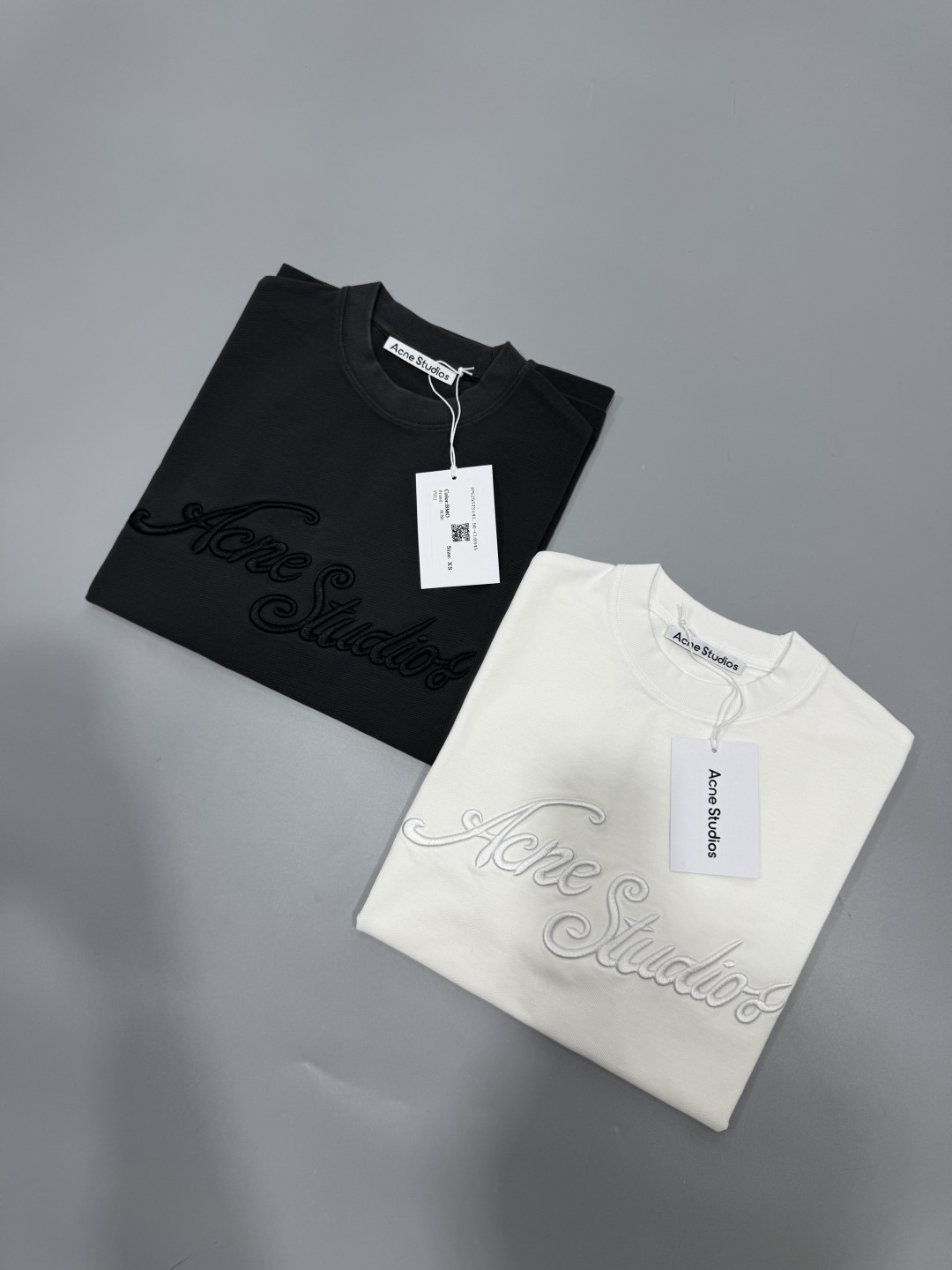 Acne Studios Embroidered Logo T-Shirt Unisex Heavyweight Cotton Tee 5 cmp i1747211387848 4978 0 6