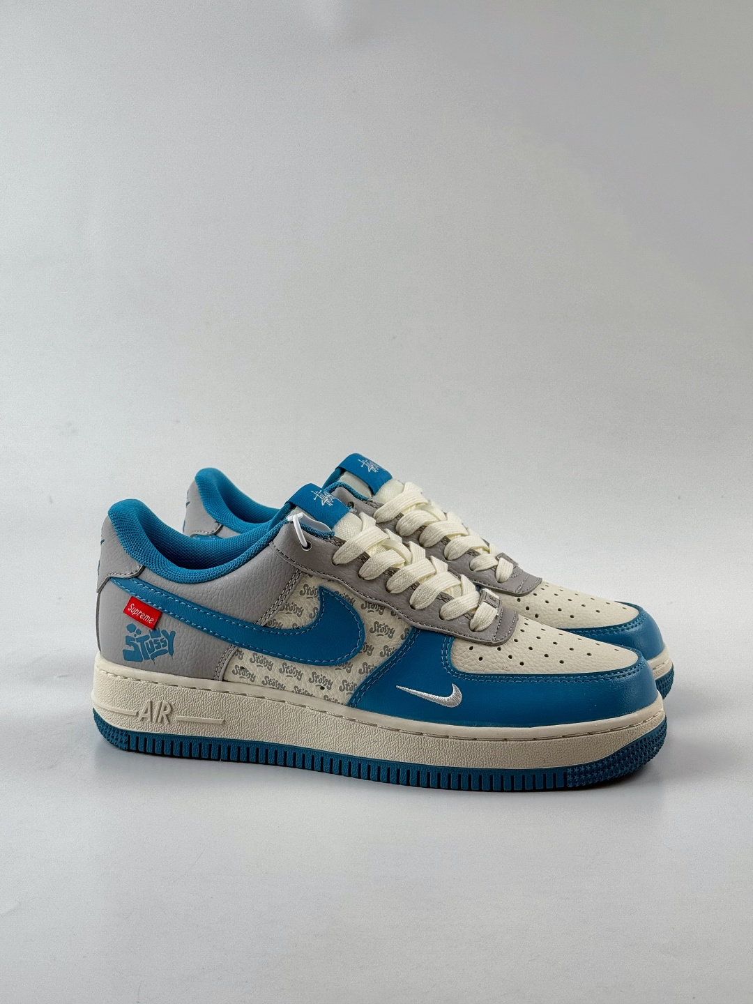 Nike Air Force 1 Low 07 x Stussy 蓝白小勾 XD2588-607