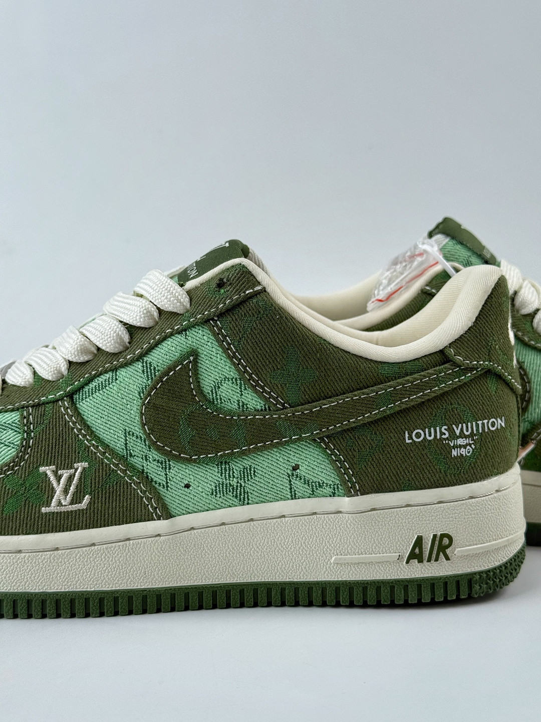 Nike Air Force 1 Low 07 x Louis Vuitton 绿白 YF9511-822