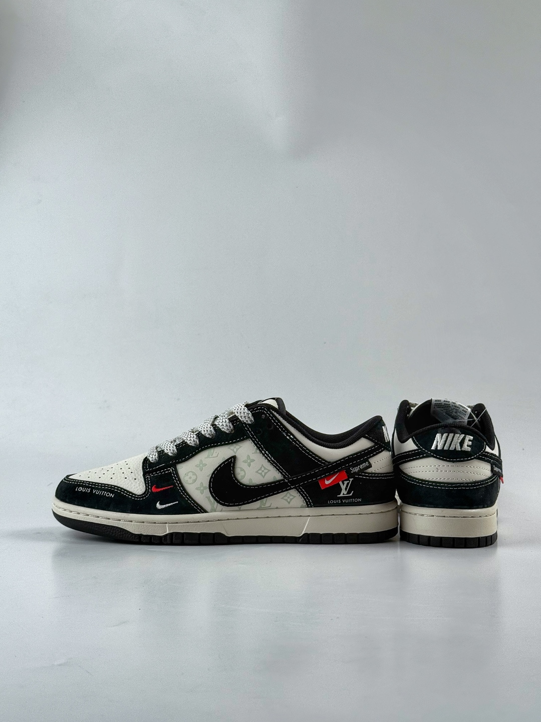 Nike SB Dunk Low x Louis Vuitton 黑白双小勾满天星 CX5050-Y12