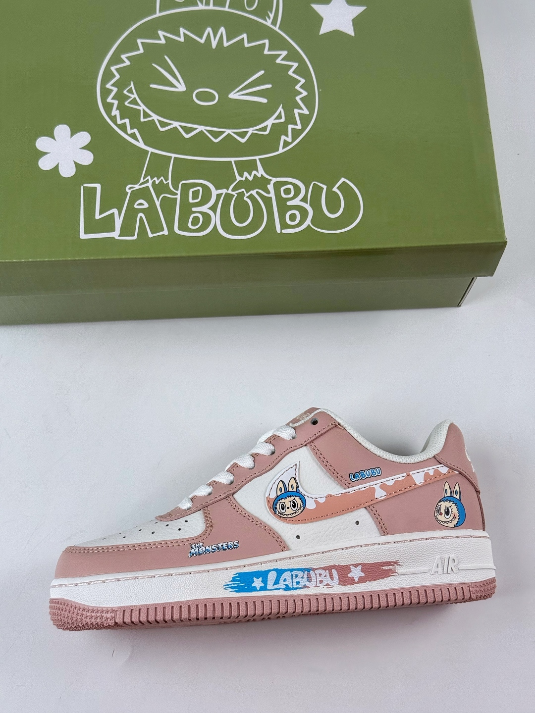 220 Nike Air Force 1 Low 07 x LABUBU 粉白 KJ5188-005
