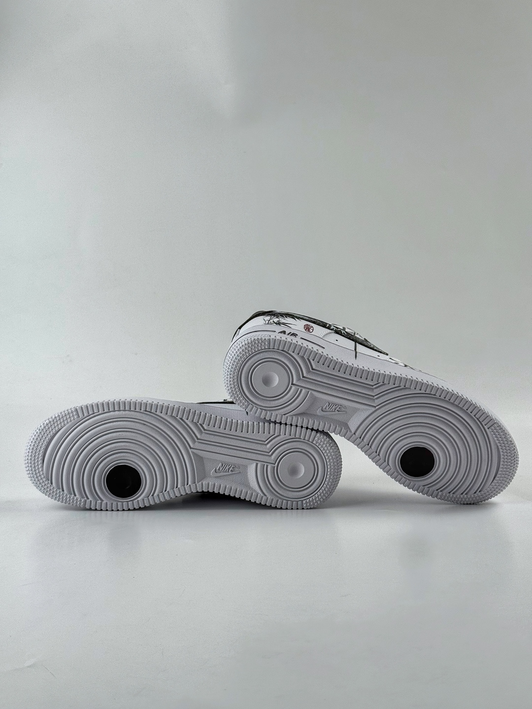 180 Nike Air Force 1 Low 07 水墨竹叶 白黑 DQ7658-100