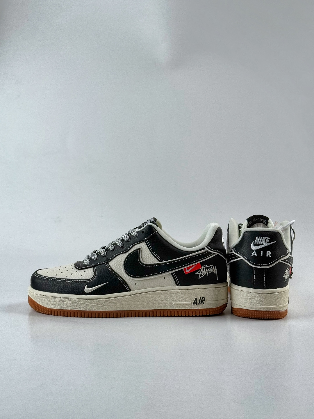 210 Nike Air Force 1 Low 07 x Stussy 黑白小勾满天星 DD1982-323