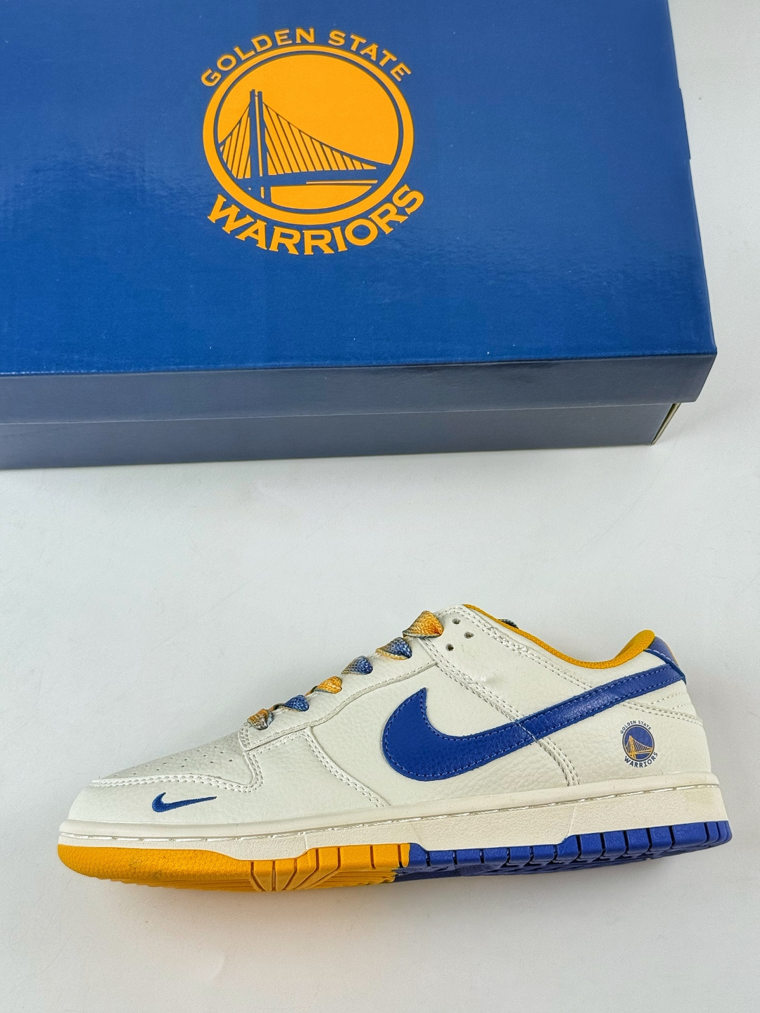 230 Nike SB Dunk Low x WARRIORS 白蓝黄小勾 CS1688-108
