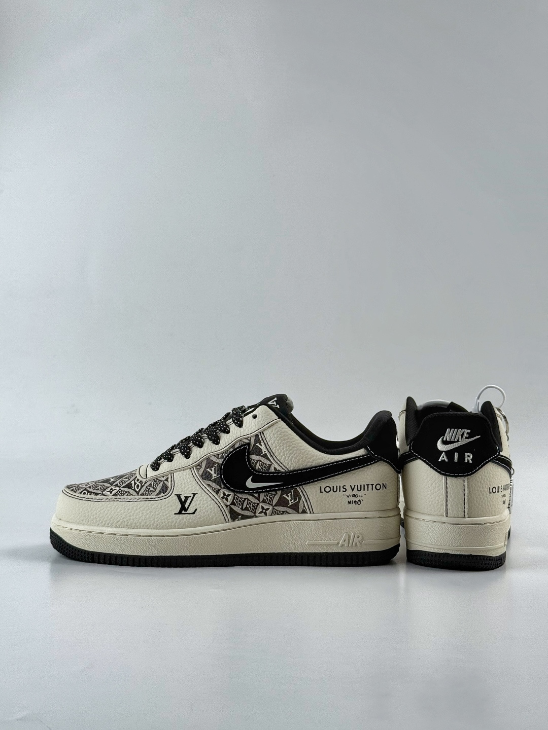 210 Nike Air Force 1 Low 07 x Louis Vuitton 白黑满天星 KJ1688-023