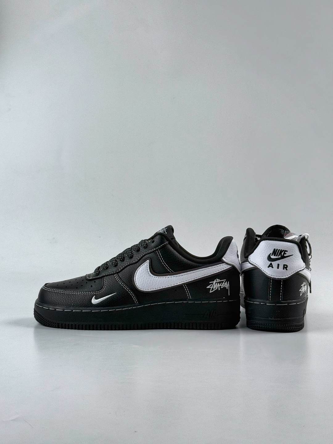 210 Nike Air Force 1 Low 07 x Stussy 黑白小勾满天星 DD1982-317