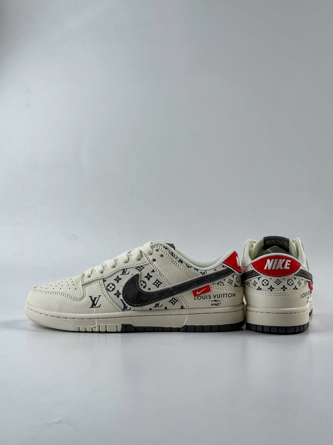 230 Nike SB Dunk Low x Louis Vuitton 白灰 HT5088-609
