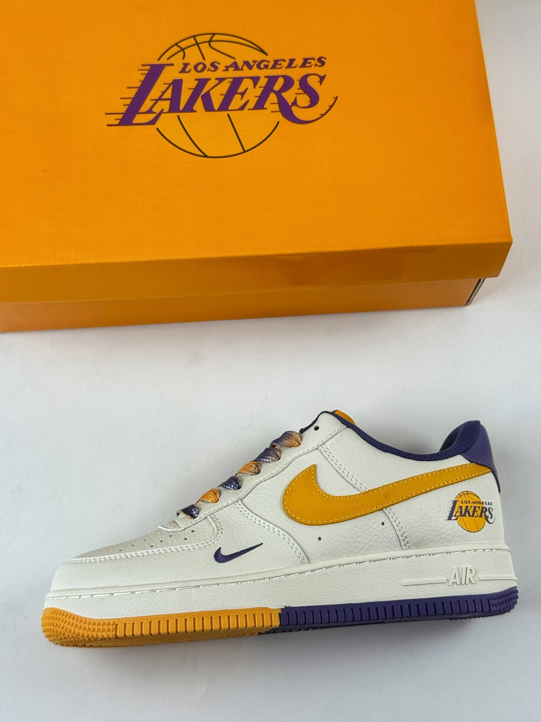 220 Nike Air Force 1 Low 07 x LAKERS 白蓝紫小勾 CS5288-006