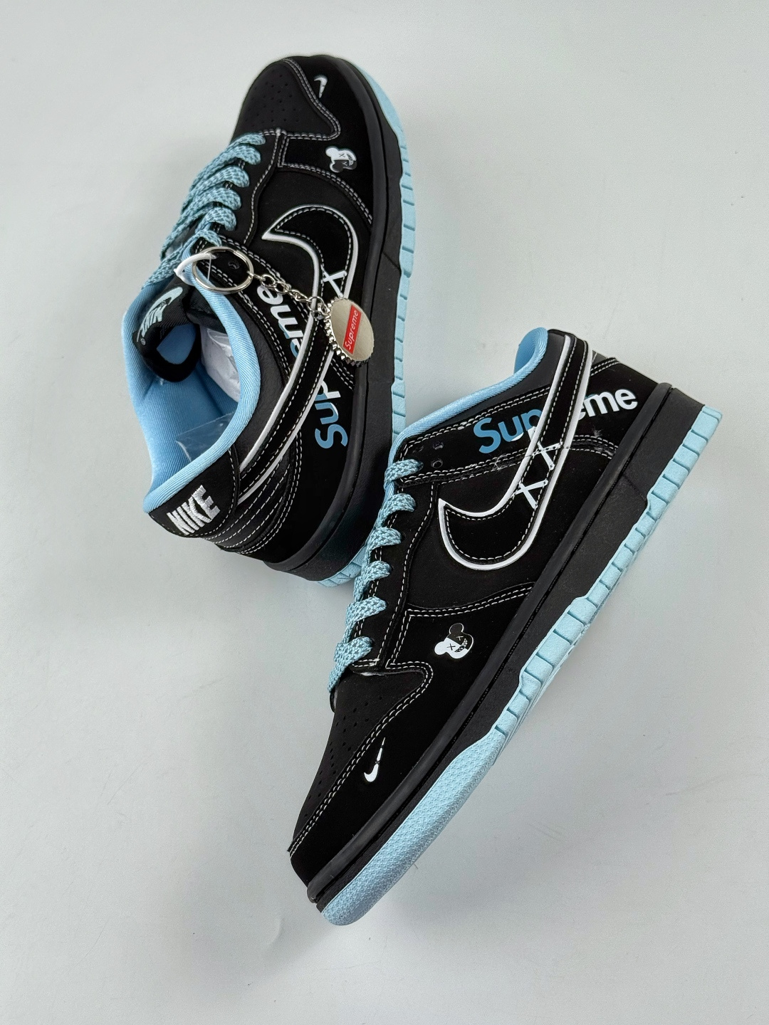 230 Nike SB Dunk Low x superme 黑蓝小勾满天星 KK1333-050