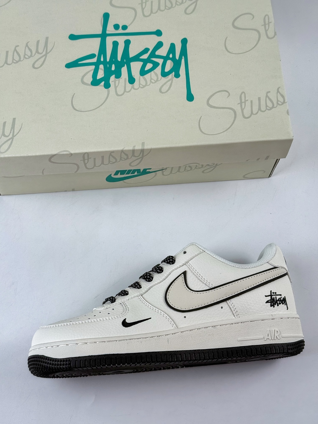 220 Nike Air Force 1 Low 07 x Stussy 白黑小勾满天星 CS5288-046