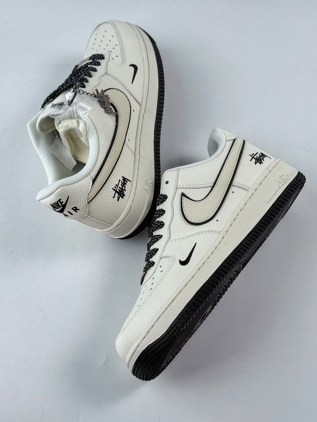 220 Nike Air Force 1 Low 07 x Stussy 白黑小勾满天星 CS5288-046