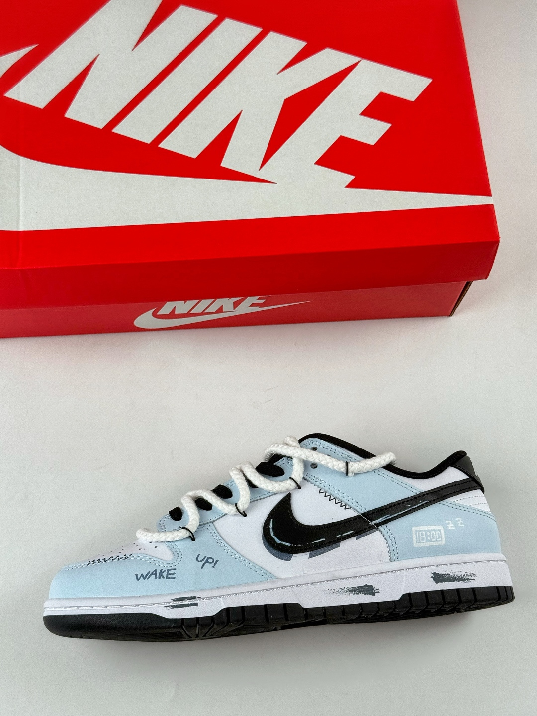 230 Nike SB Dunk Low 闹钟响了 淡青色 DD1391-100