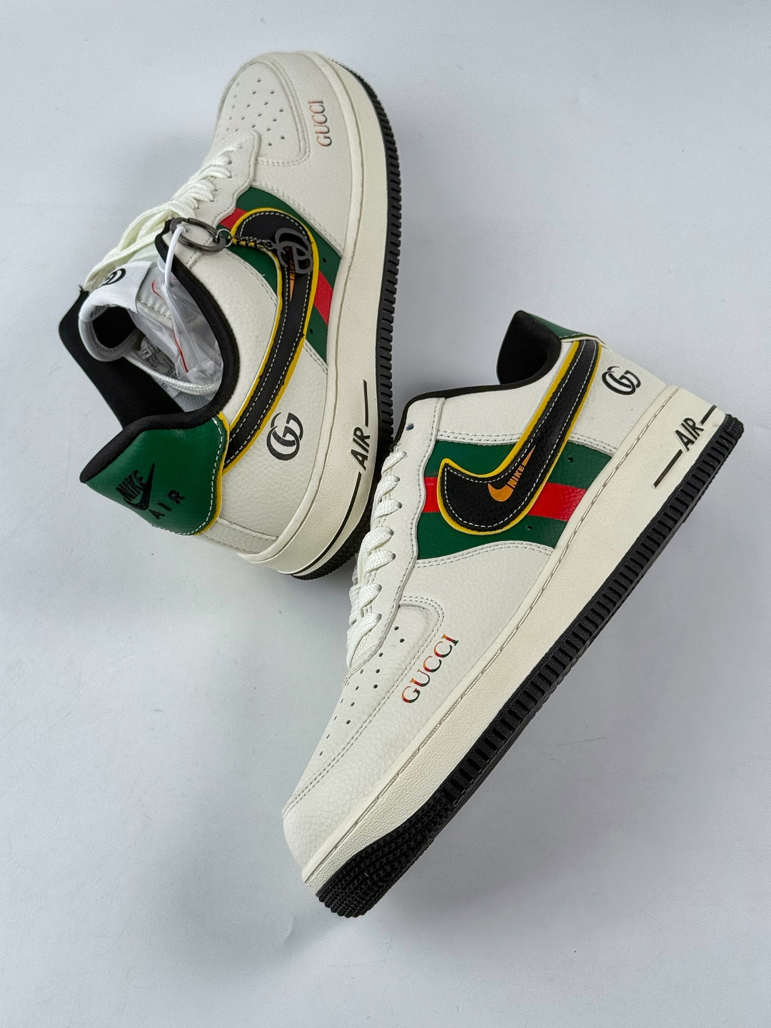 210 Nike Air Force 1 Low 07 x GUCCI 白绿黑 DD1982-322