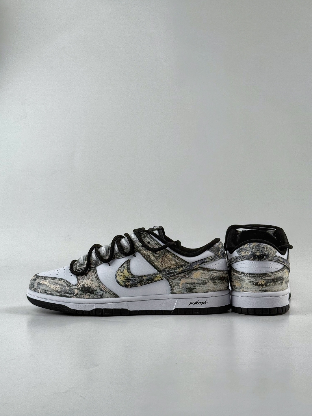 230 Nike SB Dunk Low 淘金热 黑白金 HF5441-100