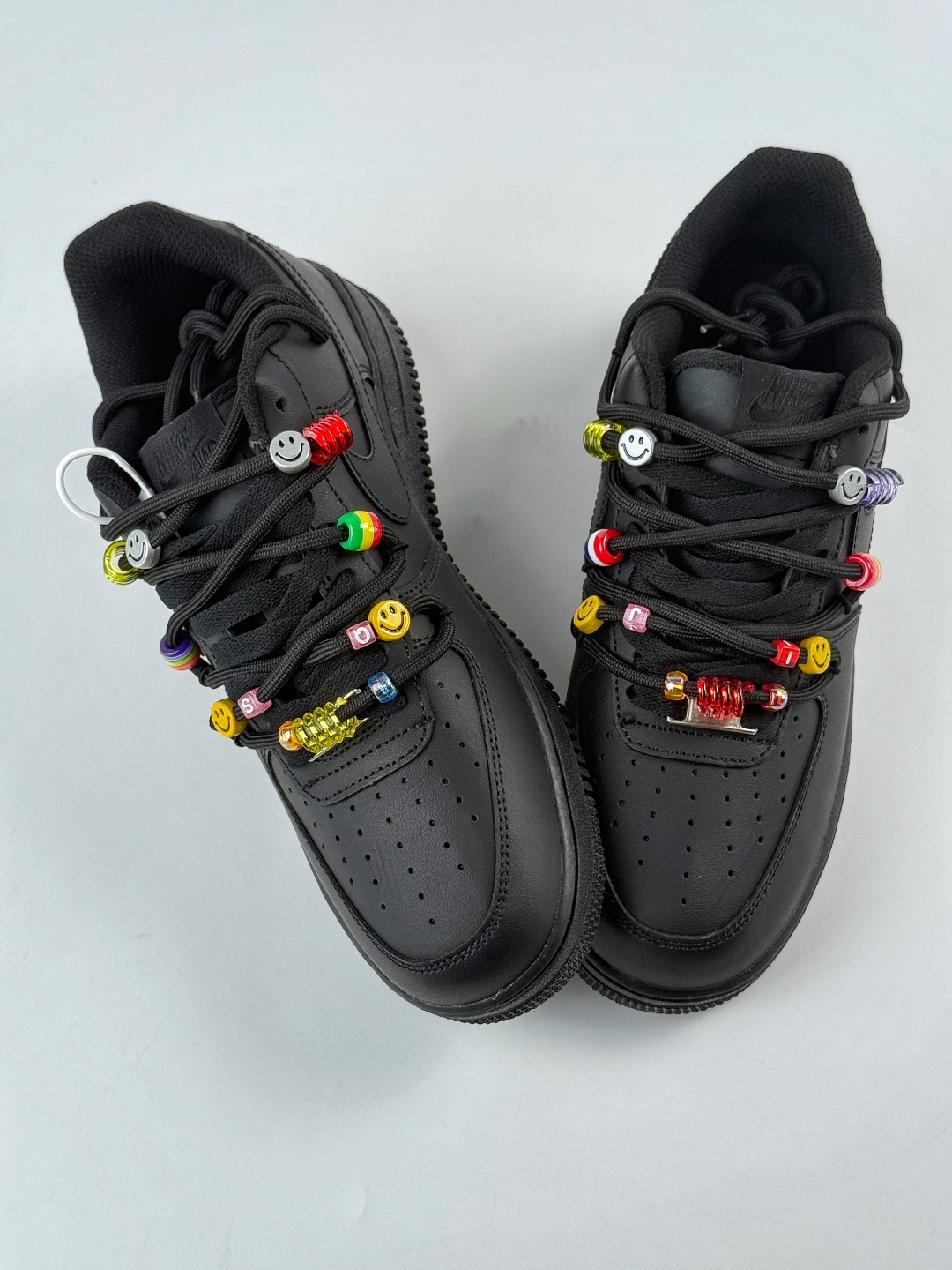 220 Nike Air Force 1 Low 07 彩色珠珠 纯黑 FQ5296-101