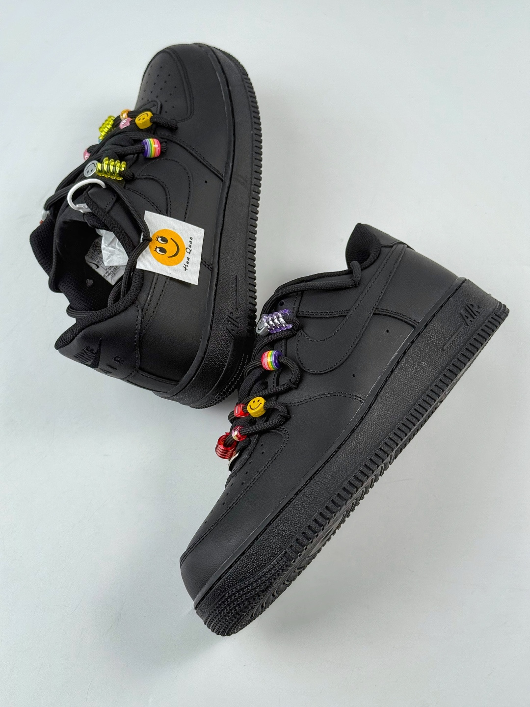 220 Nike Air Force 1 Low 07 彩色珠珠 纯黑 FQ5296-101